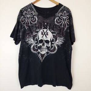 Xzavier Y2K Skull Graphic Short Sleeve T-shirt